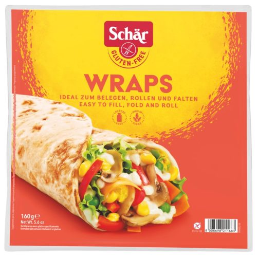 SCHAR WRAPS (GLUTÉNMENTES TORTILLA) 160 G