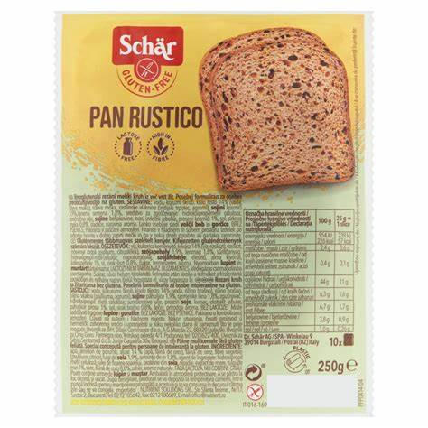 SCHÄR PAN RUSTICO KENYÉR ÚJ 250 G