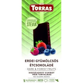 TORRAS ERDEI GYÜMÖLCSÖS ÉTCSOKOLÁDÉ 125 G
