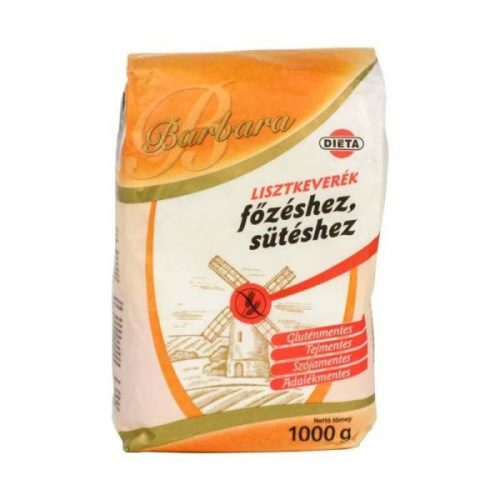 BARBARA GLUTÉNMENTES LISZTKEVERÉK FŐZÉSHEZ, SÜTÉSHEZ 1KG