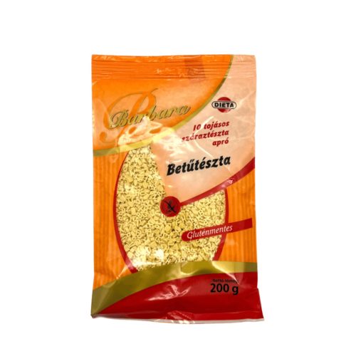 BARBARA GLUTÉNMENTES BETŰTÉSZTA 200G