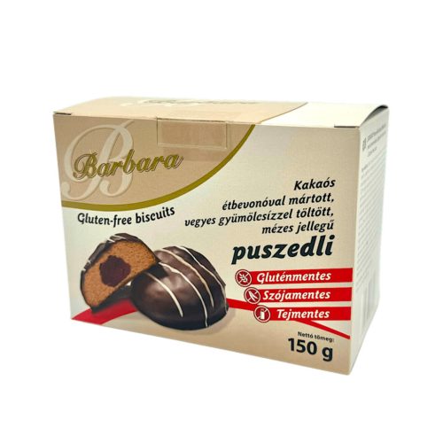 BARBARA GLUTÉNMENTES TÖLTÖTT MÉZES PUSZEDLI - 150G