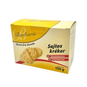 BARBARA GLUTÉNMENTES SAJTOS KRÉKER - 150G