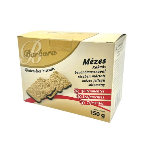 BARBARA GLUTÉNMENTES MÉZES TEASÜTEMÉNY, ÉTBEVONÓ TALPPAL- 150G