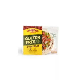 OLD EL PASO TORTILLA LAP, GLUTÉNMENTES, 6 DB, 216 G