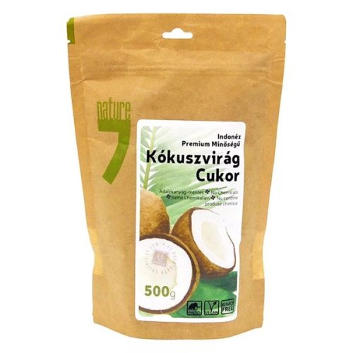 KÓKUSZVIRÁGCUKOR 500G NATURE7