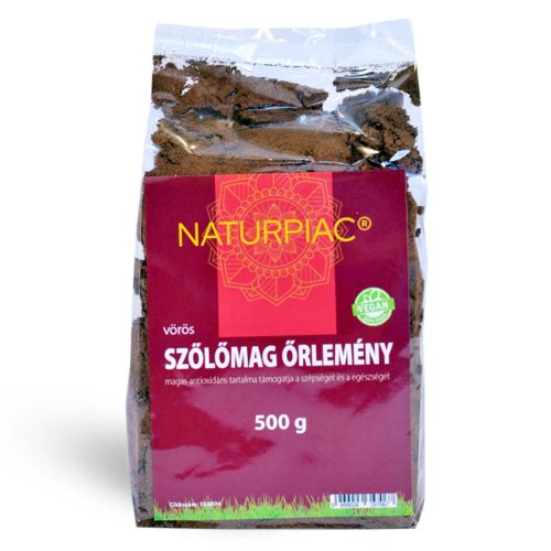 NATURPIAC VÖRÖS SZŐLŐMAG ŐRLEMÉNY 500G