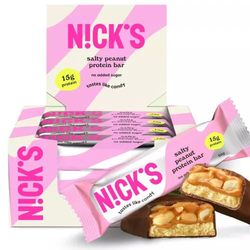 NICKS PROTEINSZELET SALTY PEANUT 50G