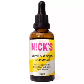 NICKS STEVIA CSEPP KARAMELLÁS - 50ML