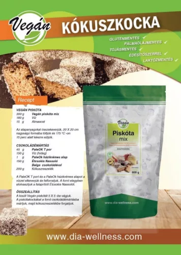 DIA-WELLNESS VEGÁN PISKÓTA 600 G