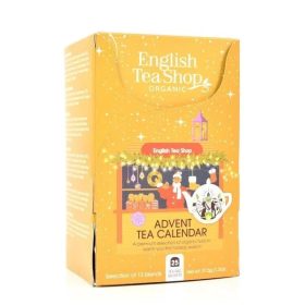   ENGLISH TEA SHOP BIO TEA - ADVENTI KALENDÁRIUM, GOLD - 25 DB
