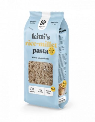 IT'S US KITTI'S RIZSES-KÖLESES SZÁRAZTÉSZTA FUSILLI/ORSÓ 200G