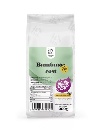 IT'S US NATURBIT GLUTÉNMENTES BAMBUSZROST 300G