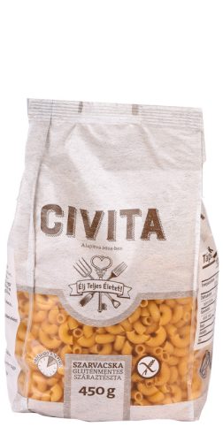 CIVITA GLUTÉNMENTES KUKORICA SZÁRAZTÉSZTA SZARVACSKA 450G
