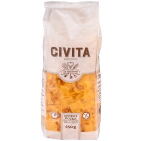   CIVITA GLUTÉNMENTES KUKORICA SZÁRAZTÉSZTA FODROS NAGYKOCKA 450G