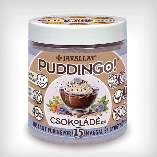 JAVALLAT PuddinGo! CSOKOLÁDÉ IZŰ INSTANT PUDINGPOR