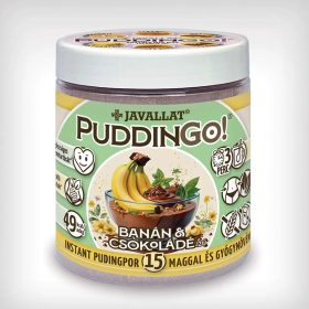   JAVALLAT PuddinGo! BANÁN ÉS CSOKOLÁDÉ IZŰ INSTANT PUDINGPOR