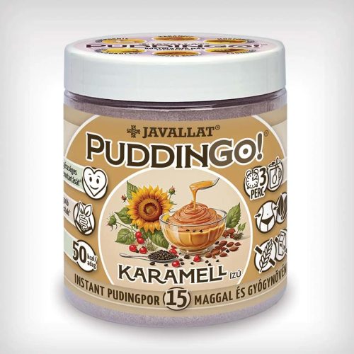 JAVALLAT PuddinGo! KARAMELL IZŰ INSTANT PUDINGPOR