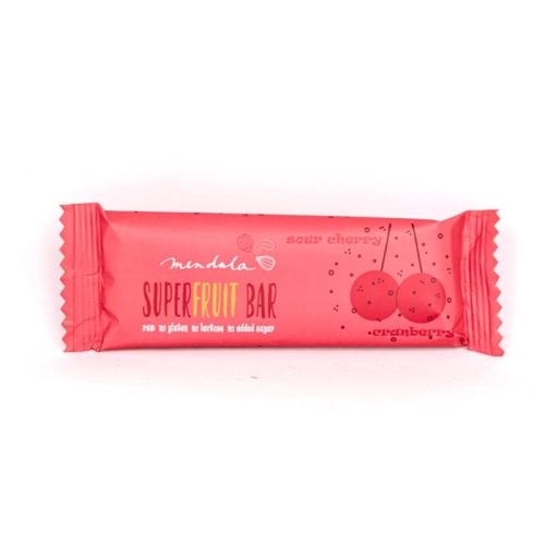 MENDULA - VÖRÖSÁFONYÁS-MEGGYES SUPERFRUIT BAR