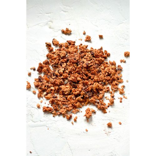 TÖRÖKMOGYORÓS-CSOKIS GRANOLA - BIOLÓGIAILAG LEBOMLÓ CSOMAGOLÁSBAN