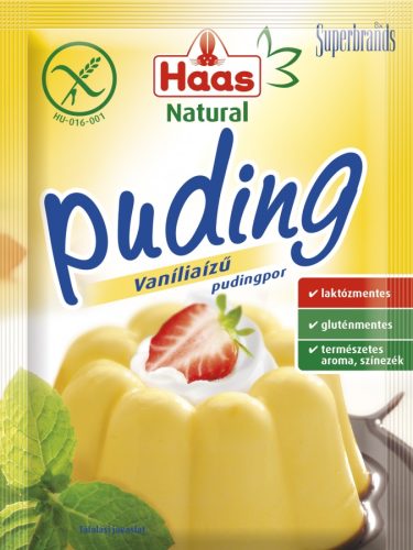 HAAS NATURAL VANÍLIAÍZŰ PUDINGPOR 40G