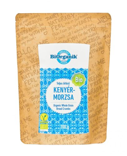 BIORGANIK BIO TELJES KIÖRLÉSŰ KENYÉRMORZSA 200G