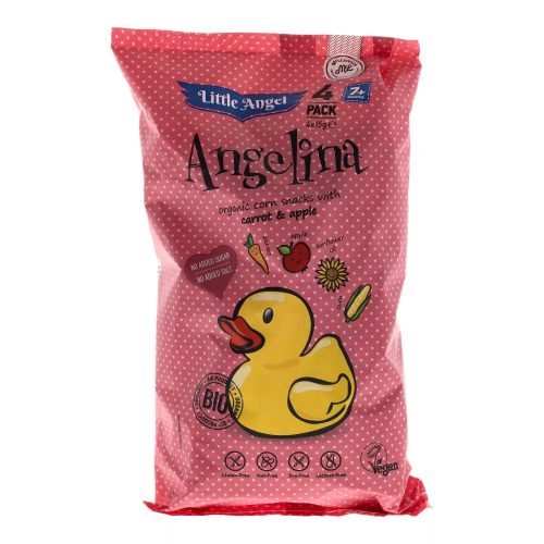 MCLLOYDS ANGELINA GLUTÉNMENTES BIO KUKORICASNACK - 4x15g