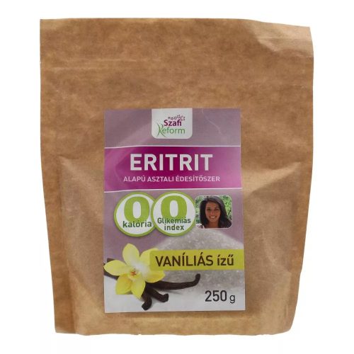 SZAFI REFORM VANÍLIÁS ÍZŰ ERITRIT (ERITRITOL) 250 G