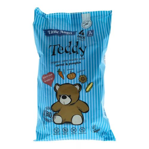 MCLLOYDS TEDDY GLUTÉNMENTES BIO KUKORICASNACK - 4x15g
