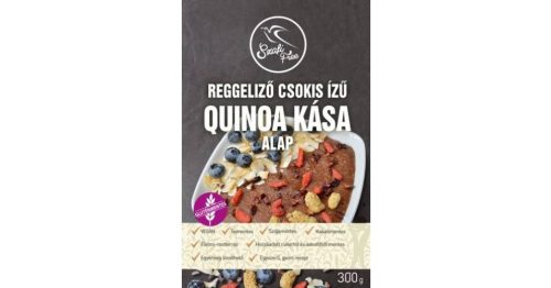 SZAFI FREE REGGELIZŐ KAROBOS QUINOA KÁSA ALAP 300 G (GLUTÉNMENTES, TEJMENTES, TOJÁSMENTES)