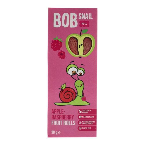 BOB-SNAIL ROLLS HOZZÁADOTT CUKORMENTES  ALMA-MÁLNA 30G