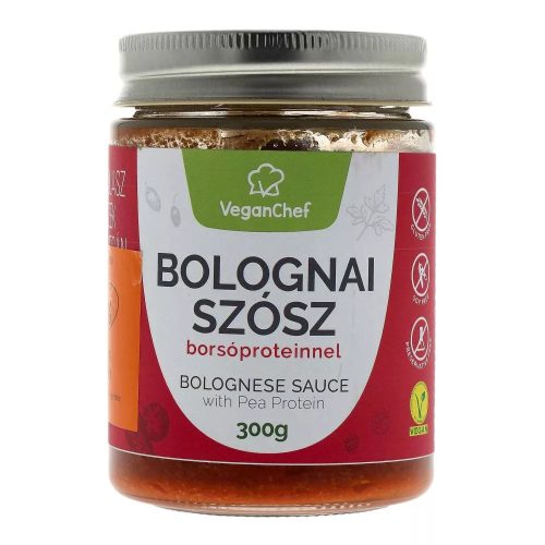 VEGANCHEF BOLOGNAI SZÓSZ BORSÓPROTEINNEL GLUTÉNMENTES 300G