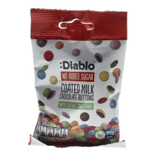 DIABLO TEJCSOKOLÁDÉS CUKORBEVONATOS DRAZSÉ - 40G