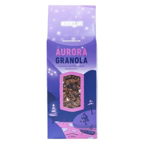 HESTERS GRANOLA NARANCS-CSOKOLÁDÉ 300G - GM
