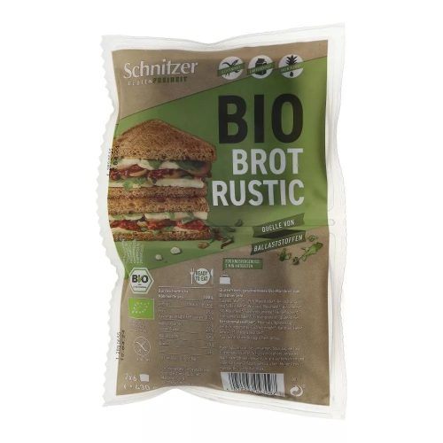 SCHNITZER BIO KENYÉR RUSTIC GLUTÉNMENTES 430G