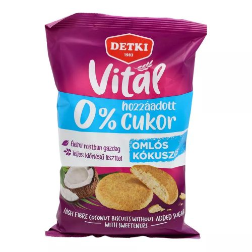 DETKI CUKORMENTES KÓKUSZOS KEKSZ 180 G