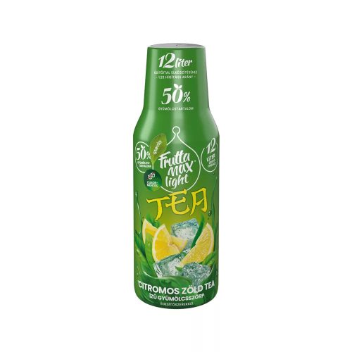 FRUTTA MAX LIGHT SZÖRP - ZÖLD TEA, CITROM - 500ML