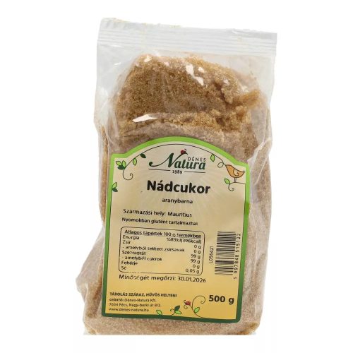 DÉNES NATURA ARANYBARNA NÁDCUKOR 500G
