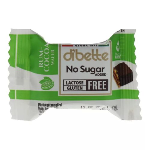 DIBETTE TÖLTÖTT OSTYA HCN, GM, LM - RUM, KAKAÓ - 10G