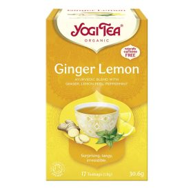 YOGI GINGER LEMON - BIO CITROMOS GYÖMBÉR TEA 17x1,8 G
