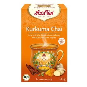 KURKUMA CHAI TEA BIO 17x2 G YOGI