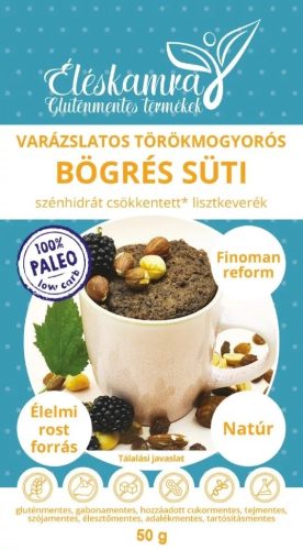 ÉLÉSKAMRA VARÁZSLATOS TÖRÖKMOGYORÓS 50G BÖGRÉS SÜTI