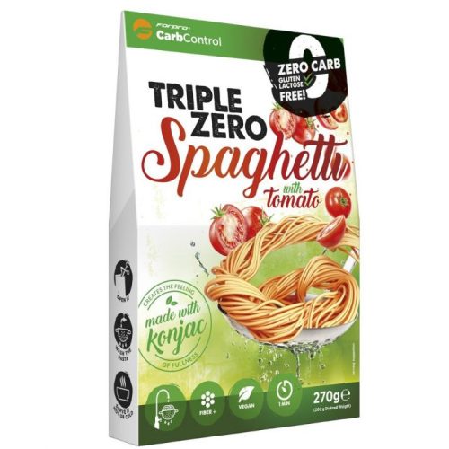 TRIPLE ZERO PARADICSOMOS SPAGETTI KONJAC TÉSZTA 270G