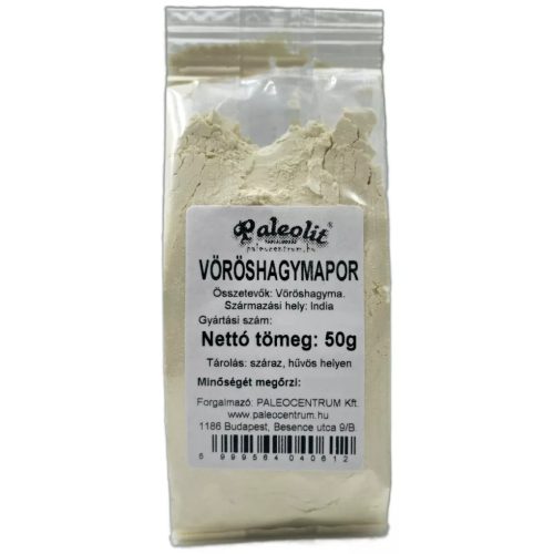VÖRÖSHAGYMAPOR 50 G PALEOLIT