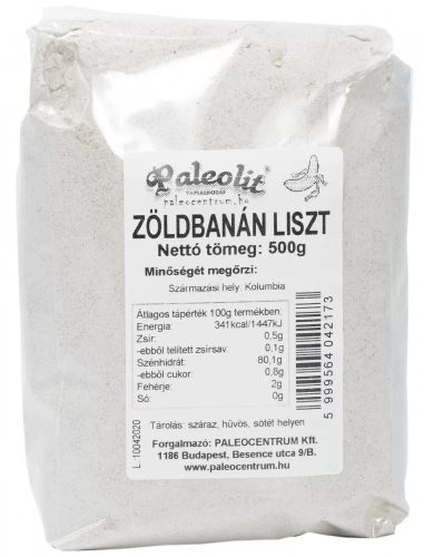 ZÖLDBANÁN LISZT 500G PALEOLIT