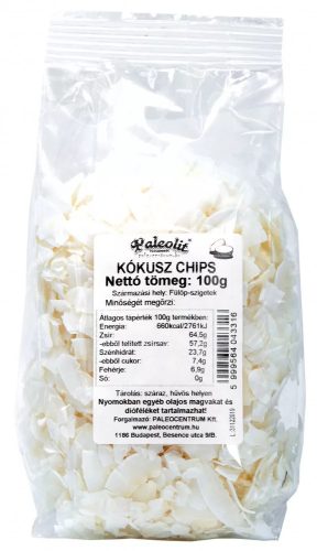 PALEOLIT KÓKUSZ CHIPS 100G