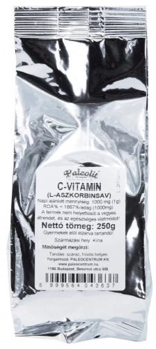 PALEOLIT ASZKORBINSAV (C-VITAMIN) 250G