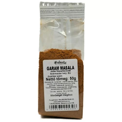 GARAM MASALA INDIAI FŰSZERKEVERÉK 50 G - PALEOLIT