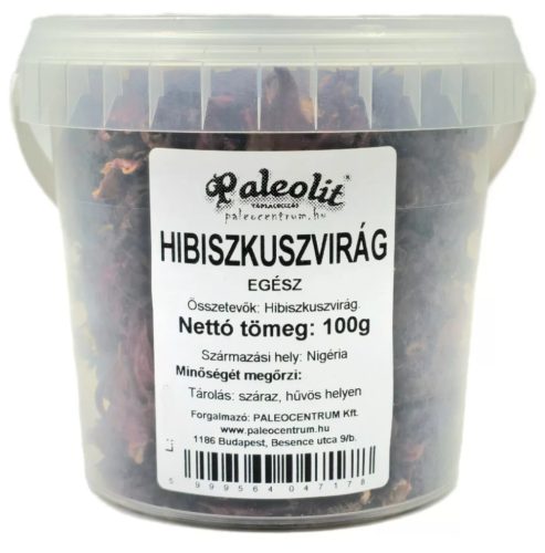 PALEOLIT HIBISZKUSZVIRÁG EGÉSZ 100G VÖDRÖS