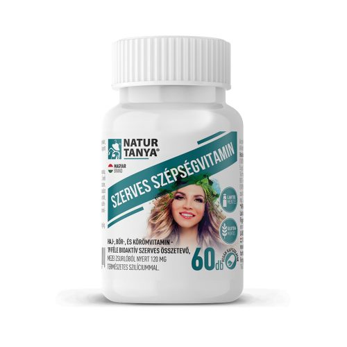 NATUR TANYA® SZERVES SZÉPSÉGVITAMIN 60DB KAPSZULA HAJ, BŐR KÖRÖM VITAMIN